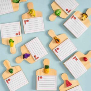 Mini Chopping Board Fridge Magnet with Notepad