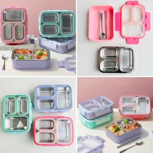 Individual Seal Stainless Steel Lunch Boxes