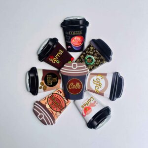 Coffee Cup Fridge Magnets