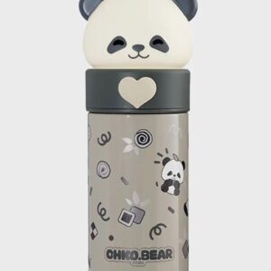 Panda head steel thermos bottle