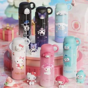 Sanrio character thermos bottle with cup lid