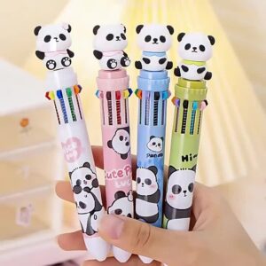 10 in1 Coloring pen with different cartoon characters