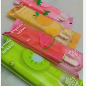 Popsicle shaped eraser