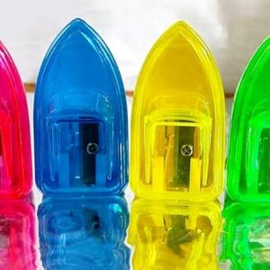 Boat shaped pencil sharpener