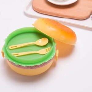Plastic Burger Lunch box