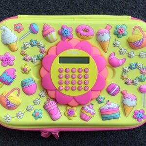 Hard Case Pencil Case with Calculator